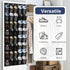 Siolviento 40 Over the Door Shoe Organizer - Large Breathable Mesh Pockets, Space Saving Hanging Shoe Organizer
