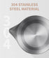 Electric Turkish Coffee Maker, 600ml Stainless Steel Pot, 5 to 6 Cup Capacity, Ergonomic Handle