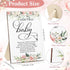 51 50 Geetery Pcs Don't Say Baby Game Sign Cool Baby Shower Game Pacifier Necklace Wooden Don't Say Sign Plastic