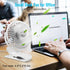 BESKAR Clip on Fan - 360° Rotation Quiet Stroller Fan with Strong Airflow, Portable Small Fan for Office, Bedroom