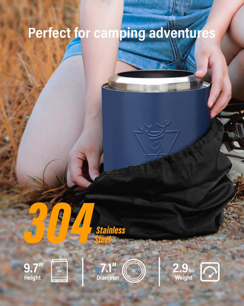 YEFU Tabletop Fire Pit, 9.7 x 7.1 in, Low Smoke Camping Stove for Outdoor & Patio, Safe Burning with Travel Bag & Mini
