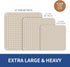 32x32, OTHWAY Square Shower Mat TPE Non-Slip Shower Mats with Drain Holes and Suction Cups, Walk-in Mat for Inside