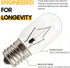 Seentech Microwave Oven Bulbs - Model 8206232A, 125V 40W E17 Base for Under Hood and Lava Lamps