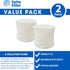 Fette Filter - Filter C Humidifier Wicking Replacement Filter Compatible with Honeywell HC-888 HC-888N for Series HCM-890 HEV-320 and Duracraft DCM200 DH890 DCM891 Series 2-Pack.