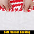 smiry Rectangle Picnic Table Cloth, Waterproof Elastic Fitted Outdoor Tablecloths for 4 Foot Tables, Red