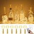 PChero USB Rechargeable Wine Bottle Lights with Cork & Remote Timer, 6