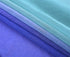 Yancorp Semi Sheer Bedroom Curtains - 72 inch Length Rod Pocket Curtain in Teal Turquoise Purple Ombre (1 Panel,