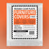IMPRESA Variety 4 Pack Plastic Furniture Covers for Moving & Storage - Couch Covers for Sofa, Loveseat & Armchairs