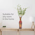 Elements Harlequin Embossed Decorative Metal Vase, 17-Inch, Home Decor for Floral Arrangements