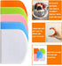 5 PCs Dough Cutter Bench Scraper, Flexible Food-safe Plastic Bowl Scraper for Baking, BPA Free (White, Green, Orange,