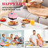 Mini Maker Waffle Maker 5“ Non-Stick Waffler Iron, Adjustable Browning Control, Heart Shape (Pink)