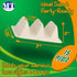 MT Products Taco Container 7" x 4.25" x 2" - 2 Compartments - Pack of 15