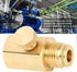Brass Soda Cylinder Adapter Valve, Female Thread TR21-4 to Male Thread G1/2 Conversion Kit for Homebrewing
