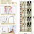 2 Pack 40 Closet Windyun Over the Door Shoe Organizers Large Mesh Pocket Hanging Shoe Rack for Nonslip Behind Door