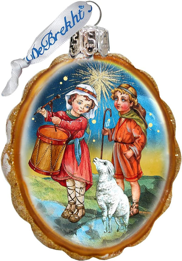 Drummer and Shepherd Boy Ornament