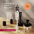 Immersion Hand Blender Full Kitchen Set - 8 Speed Blender with 7 Attachments: Whisk, Beater, Chopper Bowl, Stainless