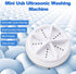 Portable Washing Machine, Mini Ultrasonic 3 in 1 Dishwashers for Home, Business, Travel, College Room, RV (3.5IN)