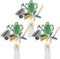 WPCTYQ Garden Tool Theme Centerpiece Sticks, Birthday Table Toppers,Gardening Tool Summer Birthday Party