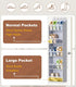 20 Closet KEETDY Pairs Over The Door Shoe Organizer for Large Clear Pockets Hanging Shoe Rack for Door Hanger Boot