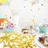 VCOSTORE 5000 Pieces Tissue Paper Confetti Circles, 1 cm Round Paper Table Confetti for Party Decoration (Gold)