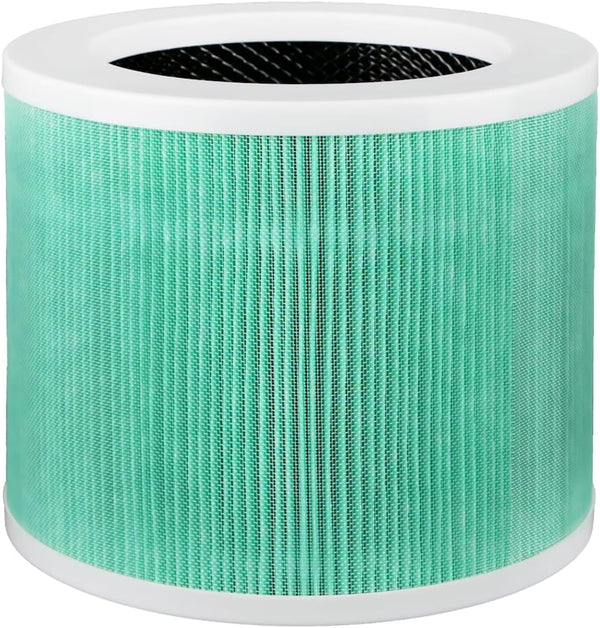 HY1800S & ZQA Series Air Purifier Replacement Filter with 3-Stage Filtration System, H13 True HEPA Filter, 1 Pack