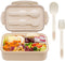 LOVINA Bento Box for Adults and Kids - 1400ML Portable Meal Holder with Spoon & Fork, Leak-Proof, BPA-Free