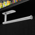 VAEHOLD Under Cabinet Adhesive Paper Towel Holder - Wall Mounted Roll Holder for Kitchen Paper Towels, Silvery