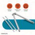 3-Piece Set, Farberware Seafood Nutcracker Stainless Steel Shell Cracker & Picks - Crack Open Lobster, Crab, Nuts, Hard