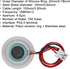 4Pcs USB Humidifier Module, USB Spray Module Circuit Board, 5V Atomization Plate for DIY Incubation Equipment