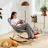2-Tier Modern Metal Plant Stand Indoor, Flower Holder with Marble Base, Tall Tiered Planter Shelf for Living Room