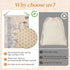 Fusnugk Set Reuseable Beeswax Bread Bags for Sourdough with Bowl Cover -Organic Cotton Beeswax bread bags for Homemade