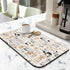 Coffee Bar Mat 19inx12in, Absorbent Anti-Slip Coffee Mat for Countertops, Fits Under Coffee Machine, Kitchen Dish