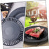 Portable Gas Stove Iron Baking Pan, Korean BBQ Grill Pan, Cast Iron Baking Dishes for Ovens