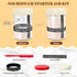 HASHMUST 33 9'' 10" Pcs Sourdough Starter Kit, Sourdough Bread Baking Supplies, Round & Oval Cotton Rope Banneton Bread