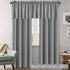H.VERSAILTEX 2 Panels Blackout Curtain Valances for Kitchen Windows/Bathroom/Living Room/Bedroom Privacy Decorative Rod Pocket Short Window Valance Curtains, 52" W x 18" L, Dove Gray by H.VERSAILTEX