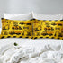 Set Set Erosebridal Excavators Bed Sheets Twin Size Equipment Trucks Sheet Construction Tractor Fitted Sheet, Yellow