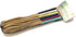 Home Basics Bamboo Cooking Utensils Set, 6-Piece with Color Handles, 2.5" x 12" x .25"