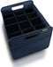 meori Marine Foldable Wine Carrier 12 Blue Protects Carry Glassware Liquor Storage