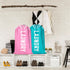Fiodrimy 2 Pack XL Travel Laundry Bag, Machine Washable Dirty Clothes Organizer (Pink+Blue, 24" x 36")