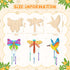 Leinuosen 30 Hummingbird Pcs Wind Chime Kit Wooden Wind Chimes Decorative Butterfly Windchimes Hanging Dragonfly DIY