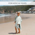 3-6 ZICOTO Stylish Hooded Beach Towel for Kids - Extra Soft and Fast Drying Poncho for Toddlers Years is Made