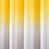 Lush Decor Umbre Fiesta Shower Curtain, 72" x 72", Yellow and Gray Design