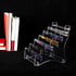 Dagger Stand Knife Display Stand, Acrylic Desktop Display for 6 Knives, Hunting Knife, Dagger, Pocket Knife