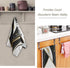 KENADVI Set 2 14"x28" Black and White Hand Towels for Bathroom of Soft Absorbent Marble Gold Texture Stone Abstract
