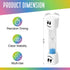 2 -Set 4 TeaherFav Minute Toothbrush Sand Timer for Kids of Small Blue, Pink, Yellow and Green Smiley Hour Glass