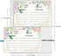 Recipe Card Page Protectors - Mini Recipe Card Sleeves for 8.5 x 9.5 3-Ring Binder, 50 PCS, 4x6 Inch Pockets