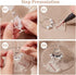 BENECREAT 20pcs/50pcs Acrylic Blank Wine Glass Charms, Heart/Flat Round/Hexagonal Charms for Birthday Holiday Wedding