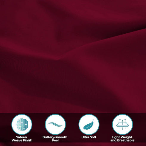 300 Count Set, 1 1 2 Superior Egyptian Cotton Thread Bed Sheet Elastic Deep Pocket Fitted Sheet, Flat Sheet