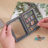 CLVTREBETO 100pcs Anxiety Mini Bookshelf Ornament | Shake Away Your Anxiety Rustic Book Library with Miniature Books |