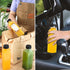 42pcs 16oz Moretoes Plastic Juice Bottles with Caps, Reusable Juicing Bottles with Lids, Clear Containers for Smoothies